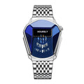 Luxury HOURSLY Brand Trend Cool Men's Wrist Watch Stainless Steel Technology Fashion Quartz Watch For Men 2025 Relogio Masculino