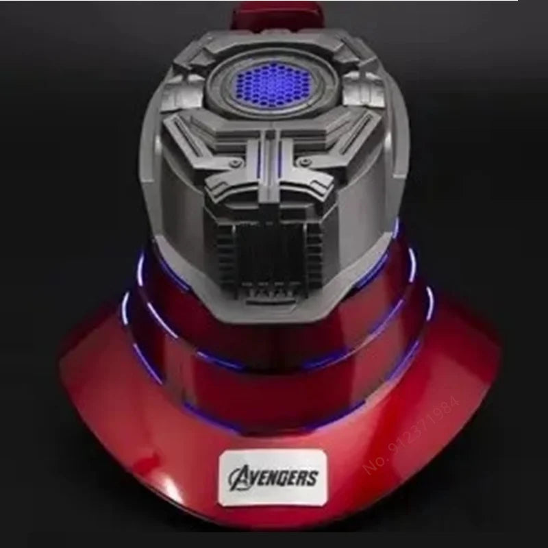 2023 New Iron Man Helmet 1:1 Mk5 Voice Control Eyes With Light Model Toys For Adult Electric Technology Wearable Christmas Gifts