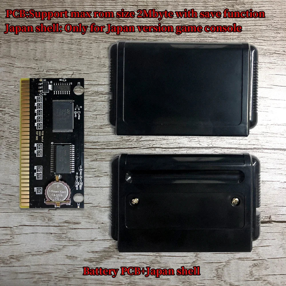KY Technology MD FlashKit Card Rewritable Electroless Gold PCB Card For Sega Megadrive Genesis Video Game Console Cartridge