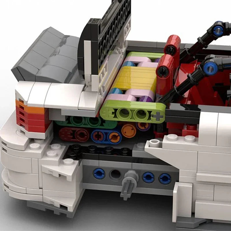 1226PCS Educational Building Blocks BMWRse E46 M3 Cabriolet Creative Technology Roadster MOC Toy Birthday Gift For Children