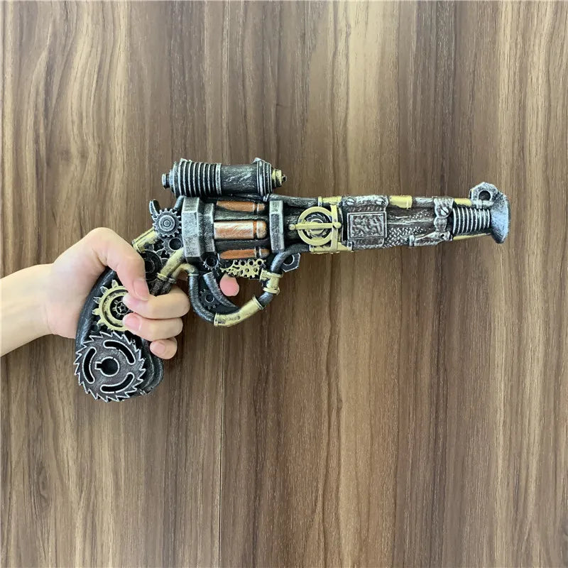 Game Destiny Gun Red Camouflage Revolvers Awakening Weapon Technology Gun 1:1 Cosplay Model Gift Safety Props Rubber No Shooting