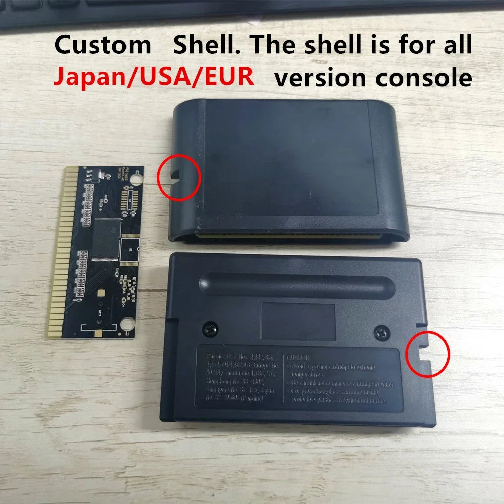 KY Technology MD FlashKit Card Rewritable Electroless Gold PCB Card For Sega Megadrive Genesis Video Game Console Cartridge