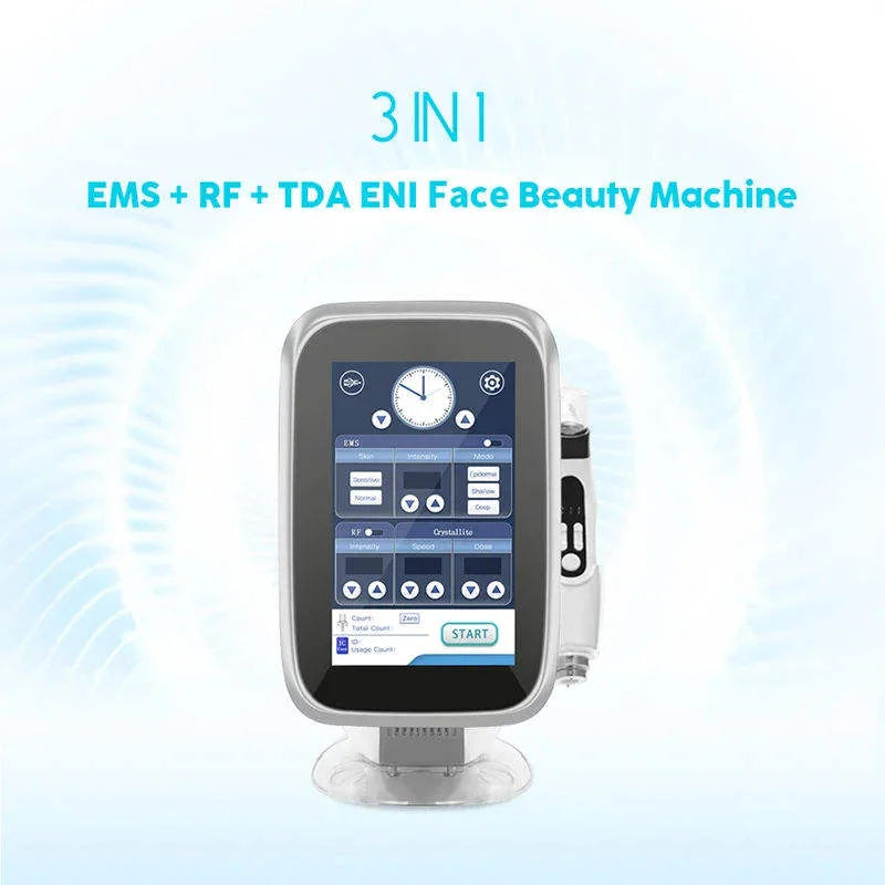 Top Rated 3in1 Nano Vacuum Injection Mesotherapy Gun RF EMS Technology For Face Lifting Whitening Wrinkle Remove Machine