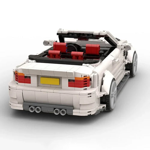 1226PCS Educational Building Blocks BMWRse E46 M3 Cabriolet Creative Technology Roadster MOC Toy Birthday Gift For Children
