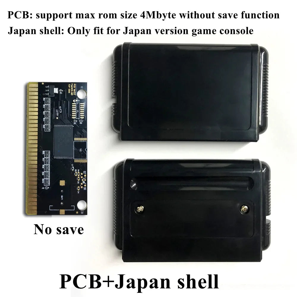 KY Technology MD FlashKit Card Rewritable Electroless Gold PCB Card For Sega Megadrive Genesis Video Game Console Cartridge