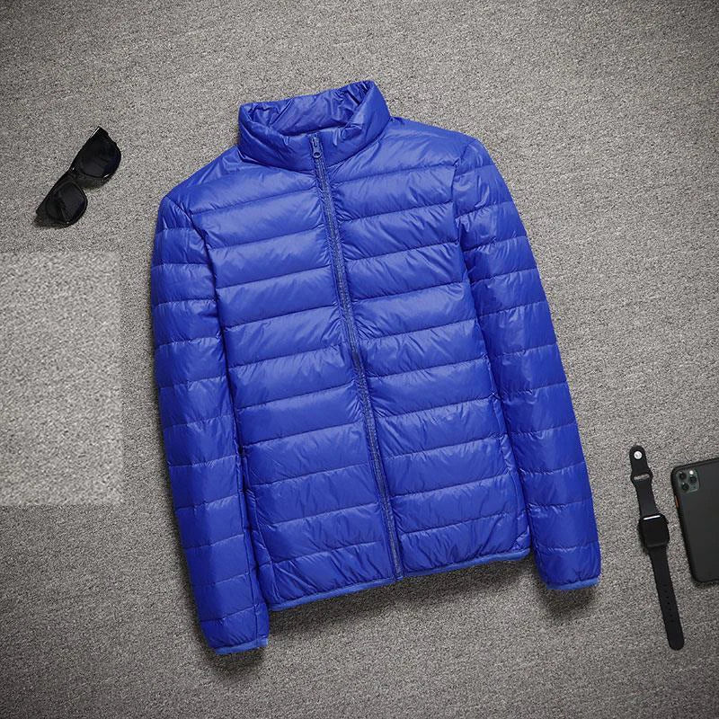 2025 New Hooded Ultralight Quilted Coat for Warm Winter Down Coats Light Puffer Lightweight Down Jackets Men's Jackets Spring
