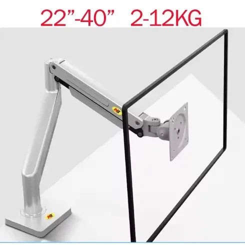 NB G40 G45 Gas Spring Arm 22-40" Screen Desktop Monitor Holder 360 Rotate 3-15kg 3-12KG arc screen ultra wide flat screen