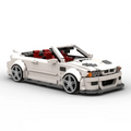 1226PCS Educational Building Blocks BMWRse E46 M3 Cabriolet Creative Technology Roadster MOC Toy Birthday Gift For Children