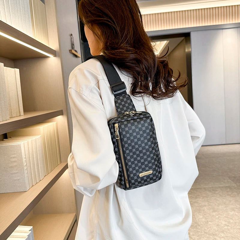 PU Purses and Handbags Simplicity Fashion Women's Chest Bag Sports Crossbody Bags High Quality Sling Shoulder Bags for Women