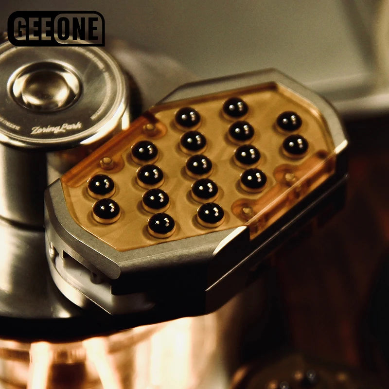 9 Hand Fidget slider PEI Ceramic Bead Spring Sheet Mechanical Push Slider EDC Decompression Small Toy Fingertip Gyro