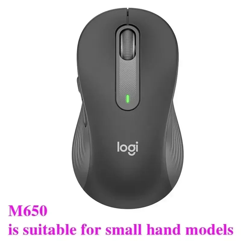 Logitech M650 M650L Wireless Bluetooth Silent Mouse Office Laptop Sensor Technology Advanced Optical Programmable Buttons Mice