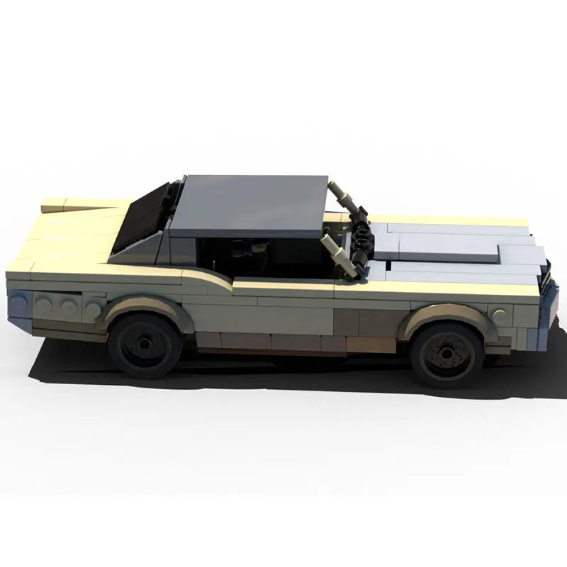 290PCS MOC-214795 Gifts Holiday American Muscle Car Model MOC Building Brick Monte Carlo Tokyo Drift Modular Technology Assemble