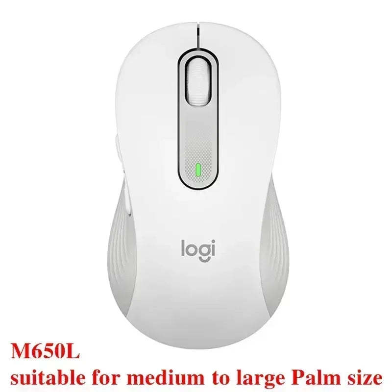 Logitech M650 M650L Wireless Bluetooth Silent Mouse Office Laptop Sensor Technology Advanced Optical Programmable Buttons Mice