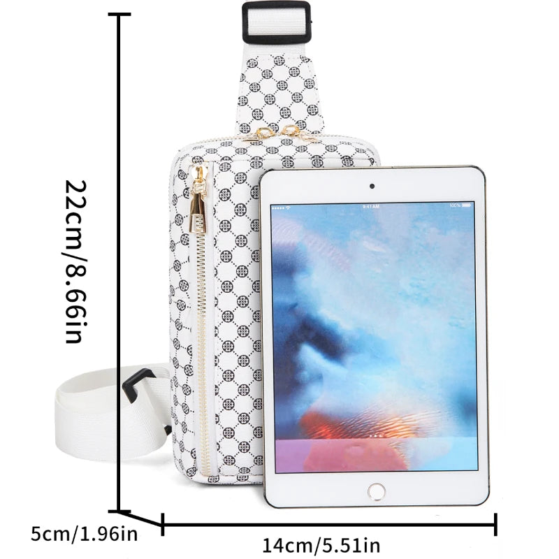 PU Purses and Handbags Simplicity Fashion Women's Chest Bag Sports Crossbody Bags High Quality Sling Shoulder Bags for Women