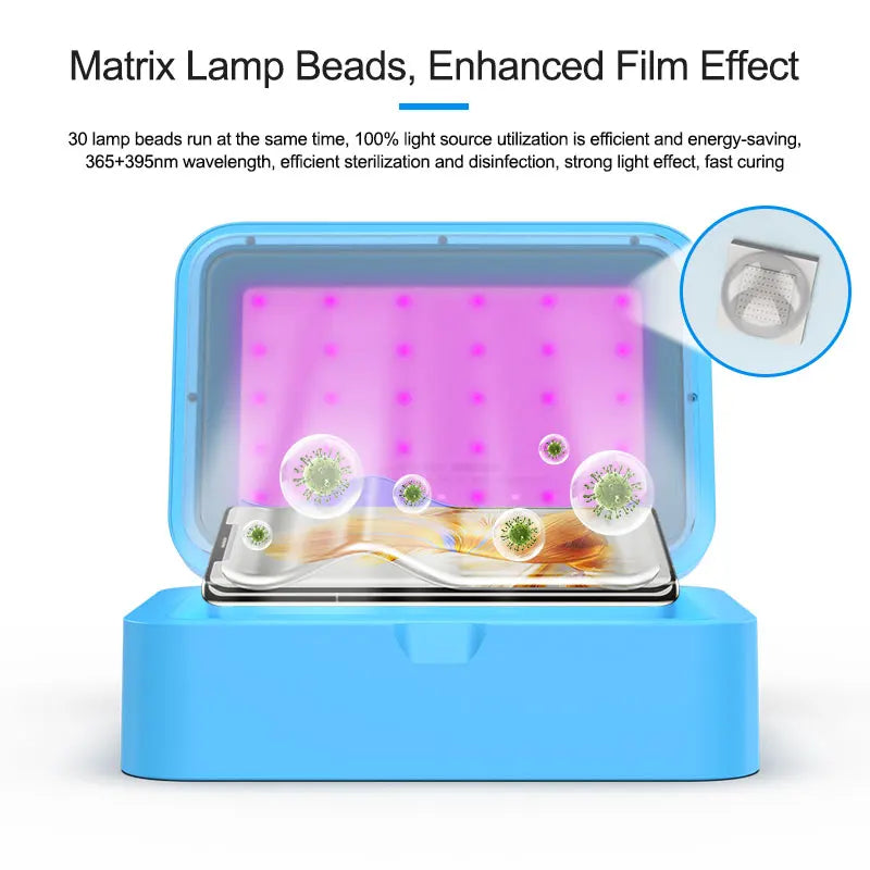 SUNSHINE S-918B SE Smart UV Curing Vacuum Laminating Machine Cellphone LCD Screen Protector Hydrogel Film Bubbles Removal Tools