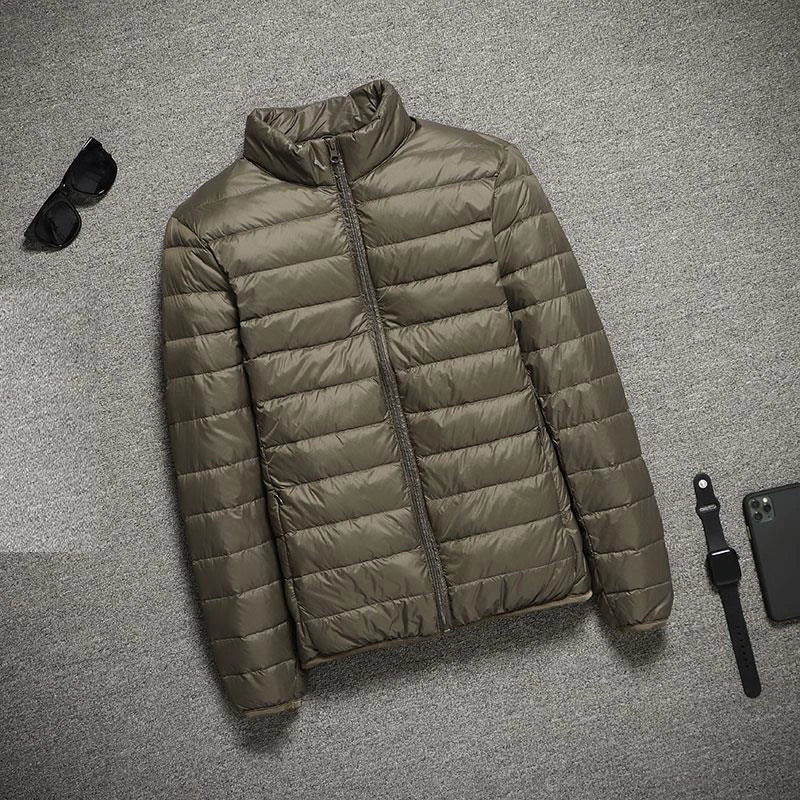 2025 New Hooded Ultralight Quilted Coat for Warm Winter Down Coats Light Puffer Lightweight Down Jackets Men's Jackets Spring