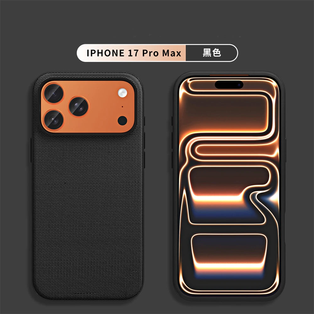 Official For Magsafe Magnetic Protector Phone Case For iPhone 17 Pro Max 17 Air High Quality Original Technology Woven Cover