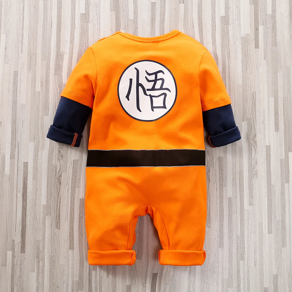 Cartoon Cosplay Spring and Autumn 0-18 months Newborn Cool 100% Cotton Long Sleeve Boy Baby Toddler Infant Onesie Costume Romper